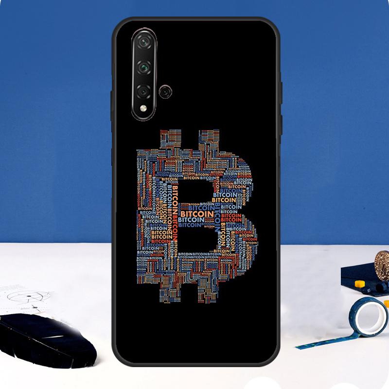 Bitcoin BTC Hülle Für Huawei Nova 3i 8i 11i 11 Pro 9 10 SE 5T Y60 Y61 Y70 Y90 Y91 P20 P30 P40 Lite Abdeckung