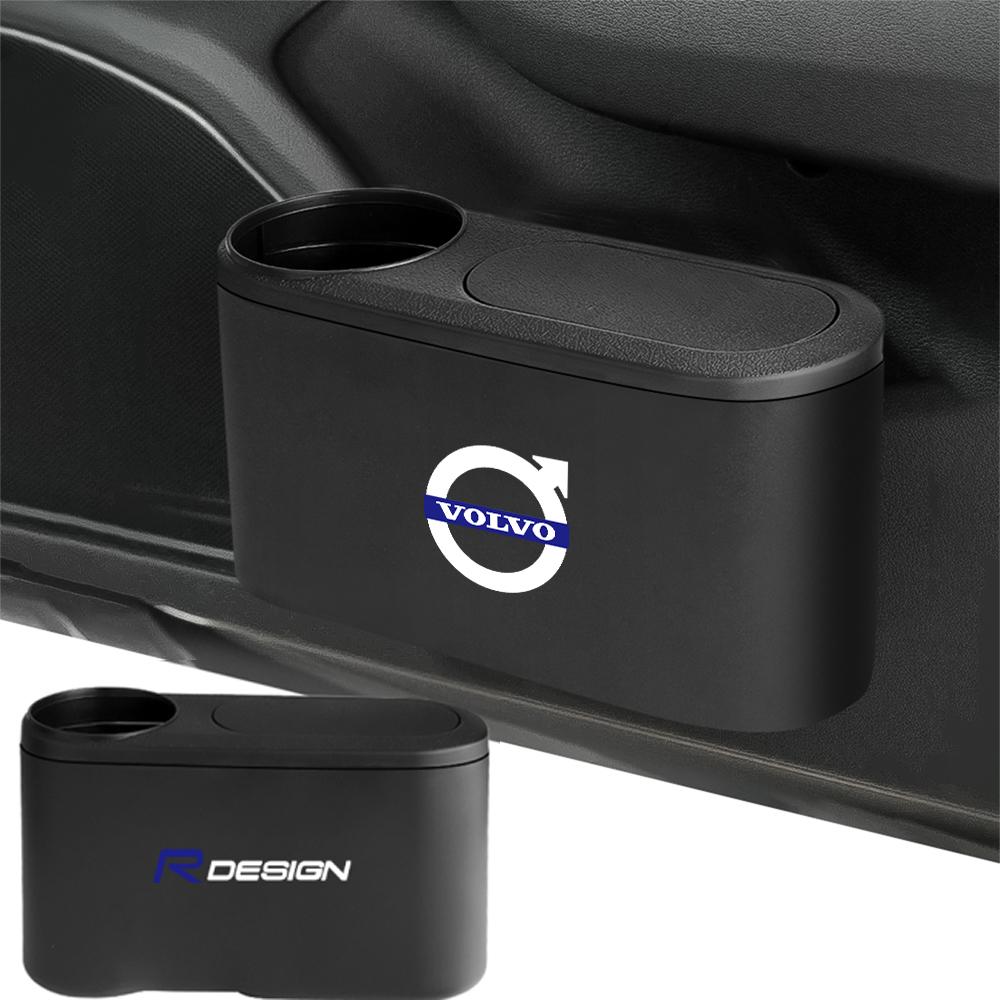 Sklopný odpadkový koš do auta ABS Box na nápoje Úložný box na deštníky Příslušenství pro Volvo V50 S80 XC60 V90 XC90 S60 C40 RDESIGN