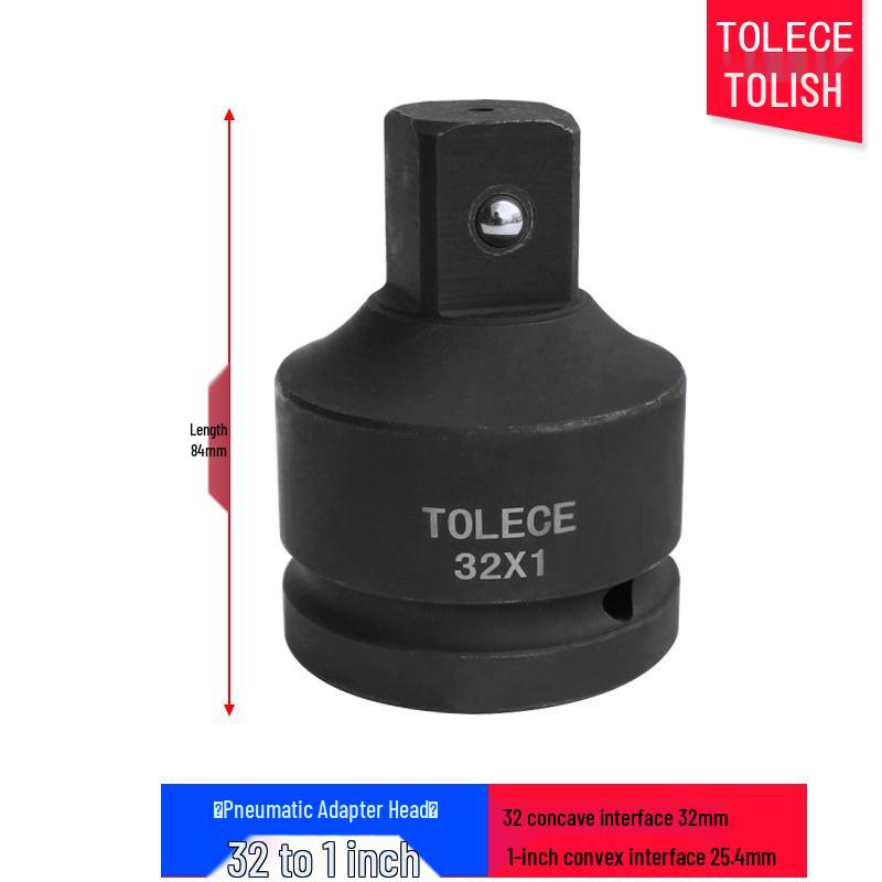 Socket Wrench Adapter: 1/2" To 3/8" To 1/4" Drive Reducer for Air Impact Wrench