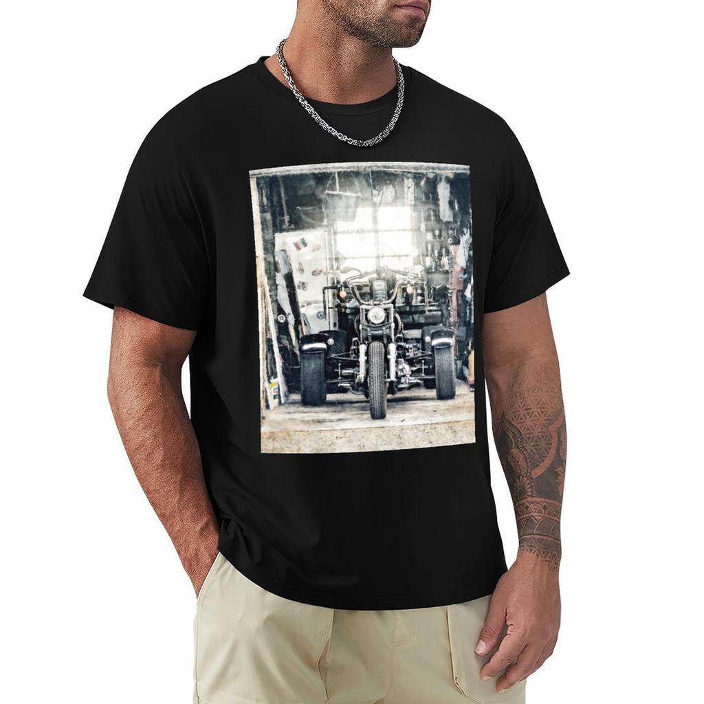 Trike garage TShirt Plus Size Outdoor Casual Top