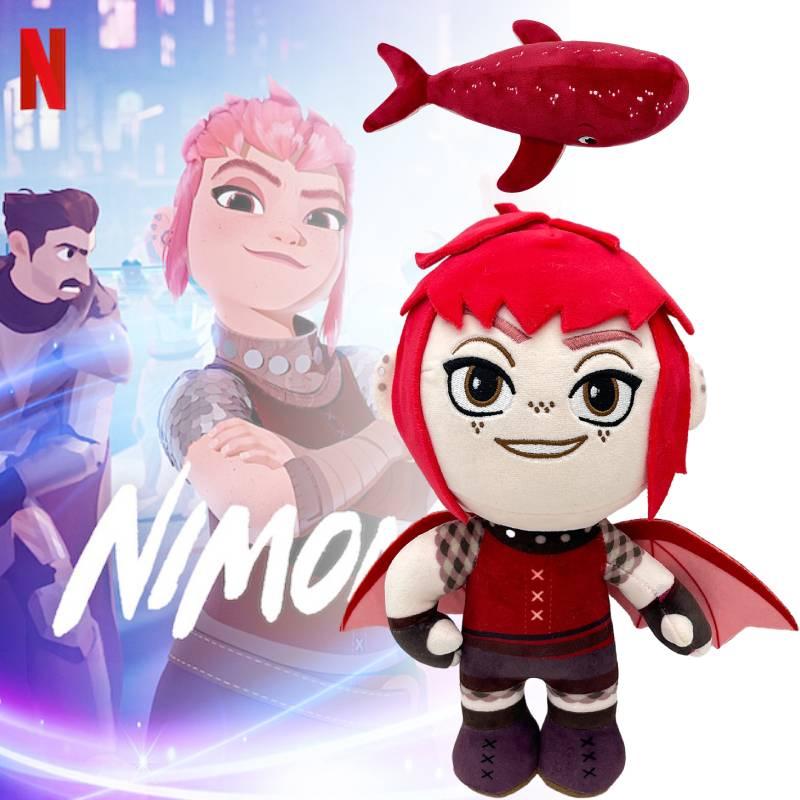 Nimona Monster Girl Plush Toy Doll Anime Collectible Figure