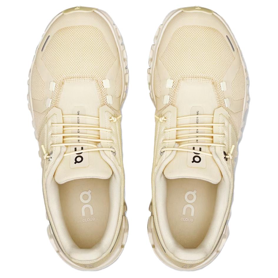 On Cloud 6 Comfortable Fashi Low-Top Lifestyle Shoes Women Sneaker Gold 3WF10064297