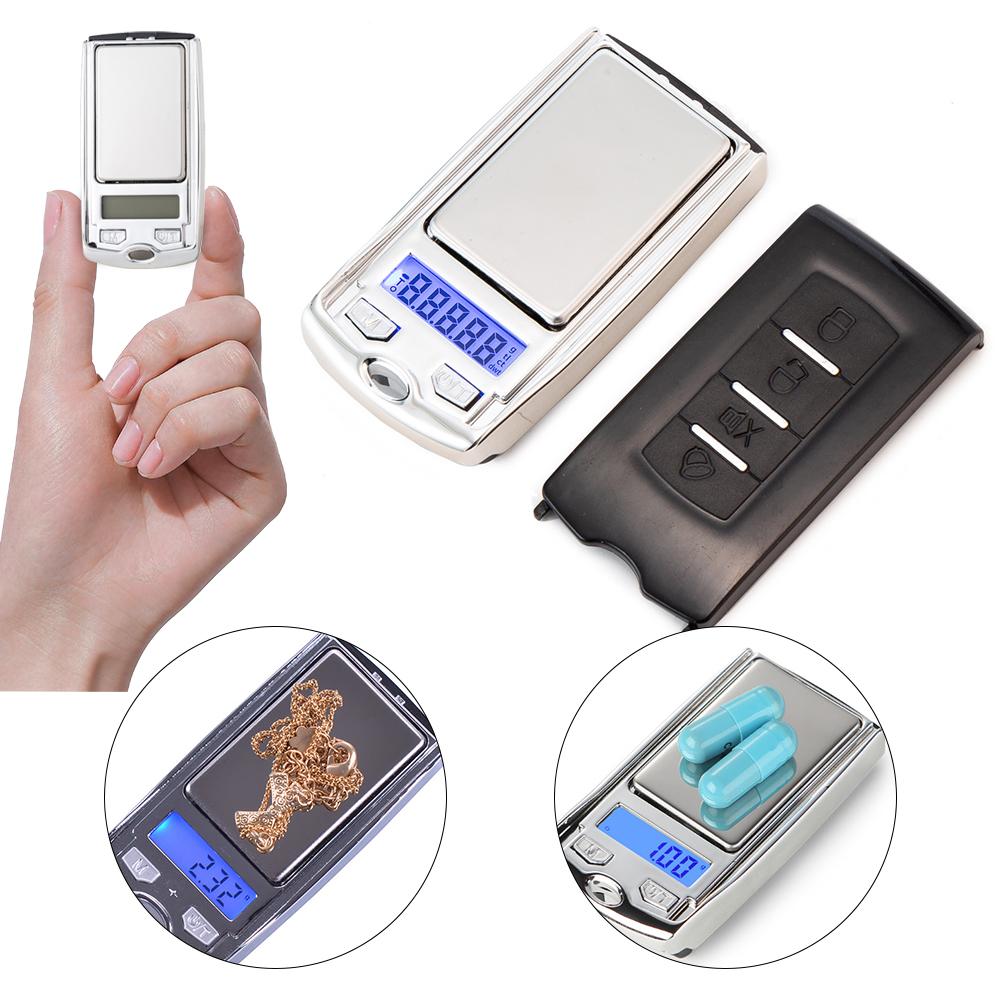 Car Keys Jewelry Scales with LCD Display Electronic Weight Scales High Precision Gold Carat Scales for Jewelry Food