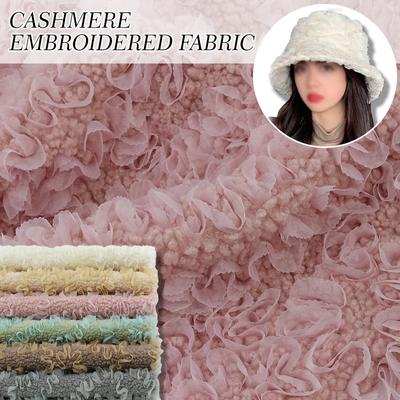 3D Blumenstoff Bestickter Samtstoff Für DIY Nähen Kleid Kissen Plüschtier Wintermantel Kleidungsstück DIY Polsterung