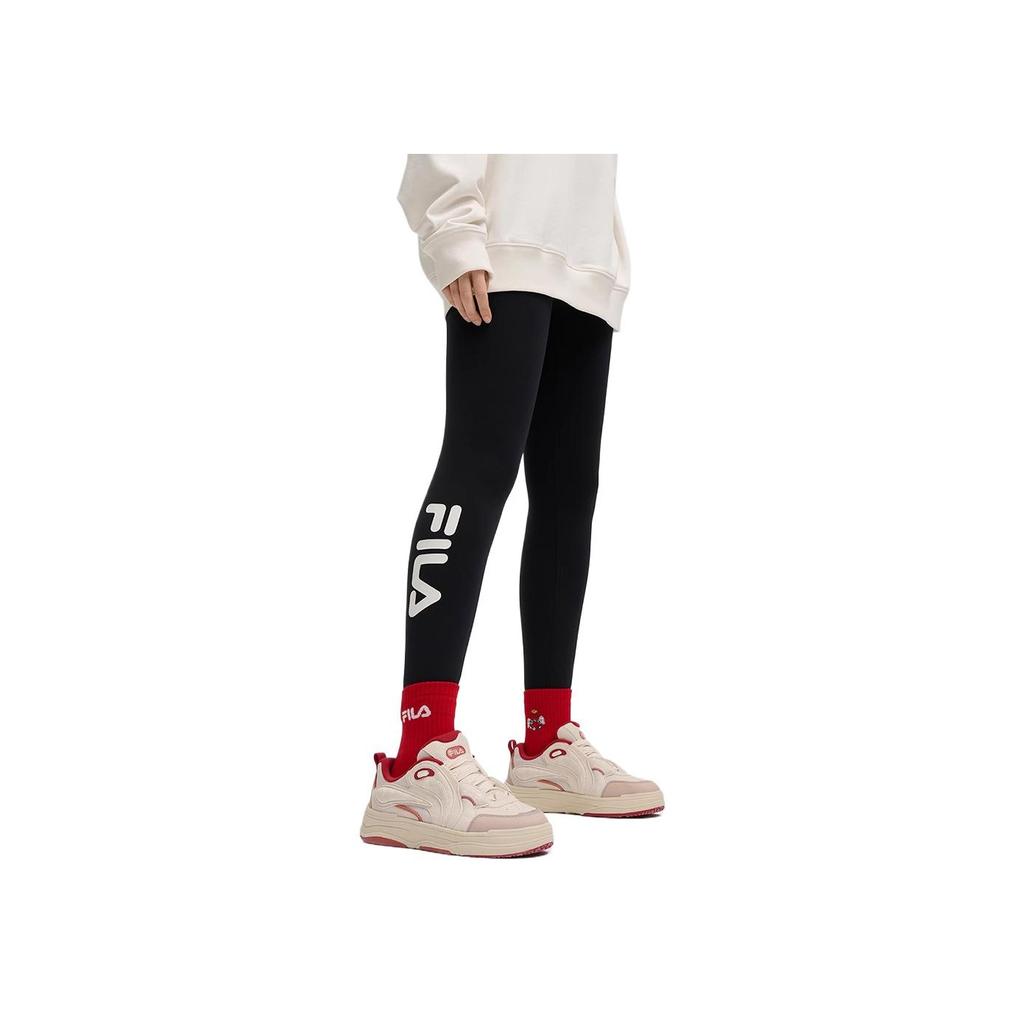 New FILA ORIGINALE Leggings Women's Jet Black F11W519602F-BK