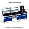 All-Steel Central & Steel-Wood Side Laboratory Experiment Bench