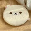 Adorable Rilakkuma Circular Memory Foam Seat Cushion Plush Office Chair Pad Sedentary Support Buttocks Pillow Removable Washable