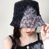 Mesh Basin Pure Color Caps Hollow Summer Hat Flower Lace Bucket Hat Sun Cap Female Hats Sun Hat