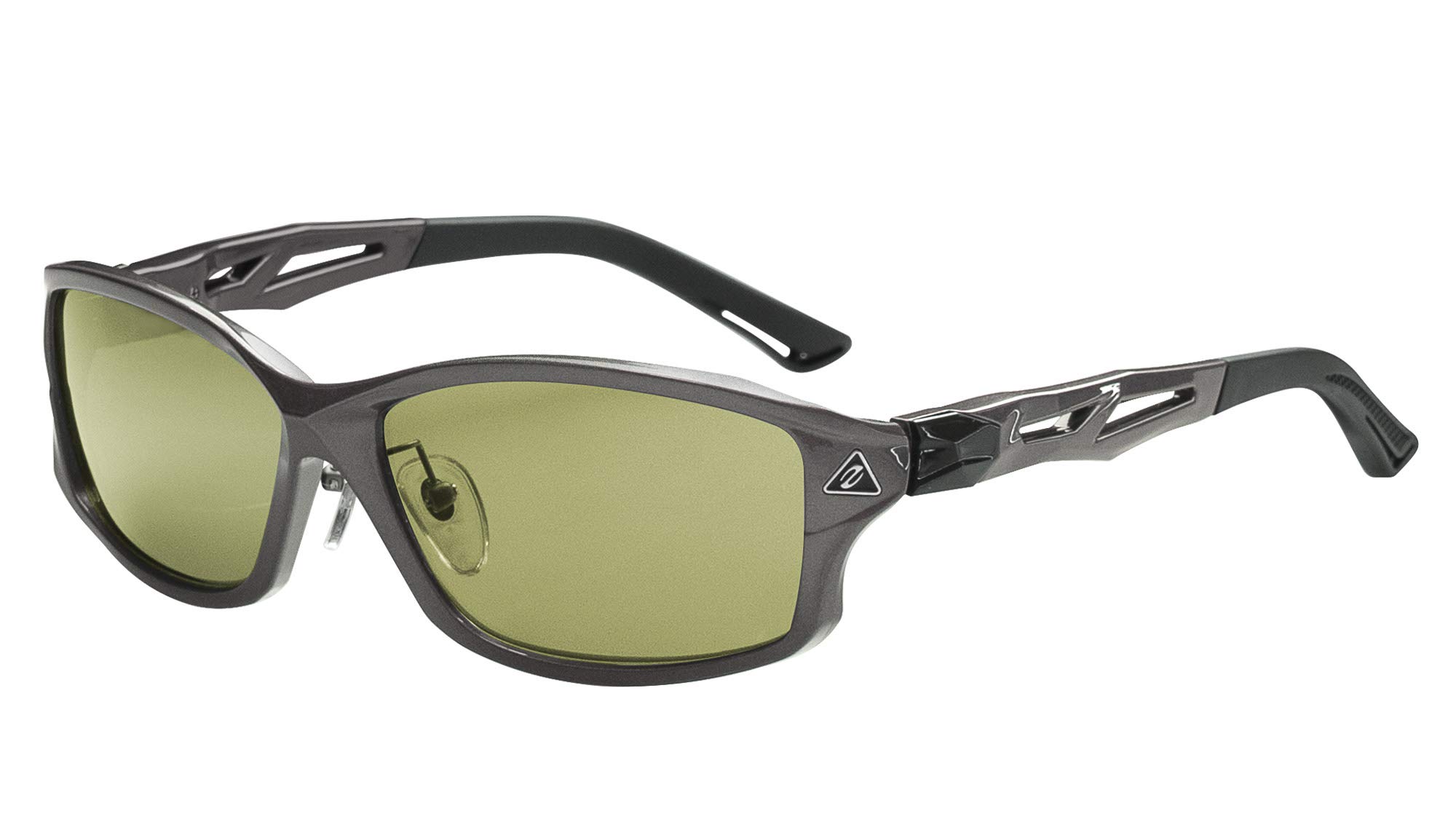 

Zeque Polarized Sunglasses STELTH Gunmetal EASE GREEN F-1932
