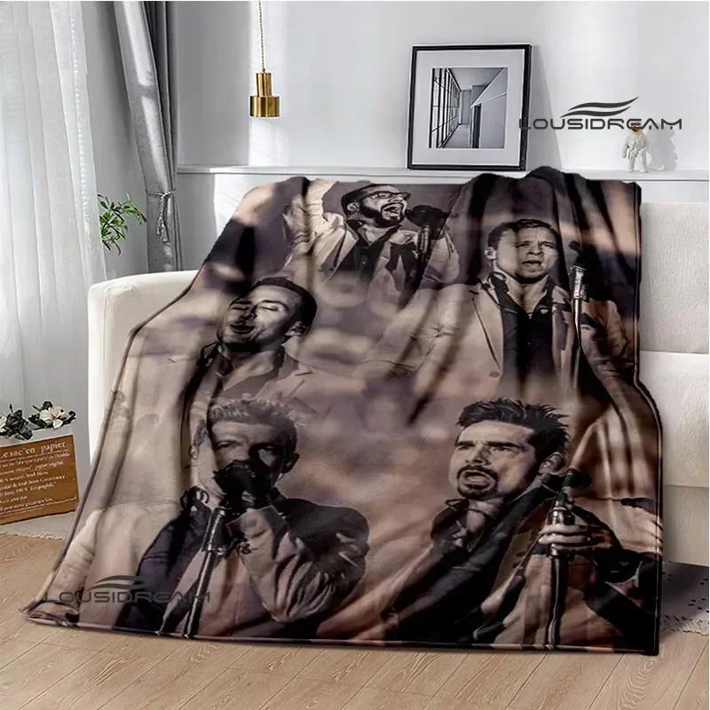 BSB Band Backstreet Boys Print Blanket Picnic Blanket Flannel Warm Blankets Soft Cozy Blankets Home Travel Blanket Birthday Gift