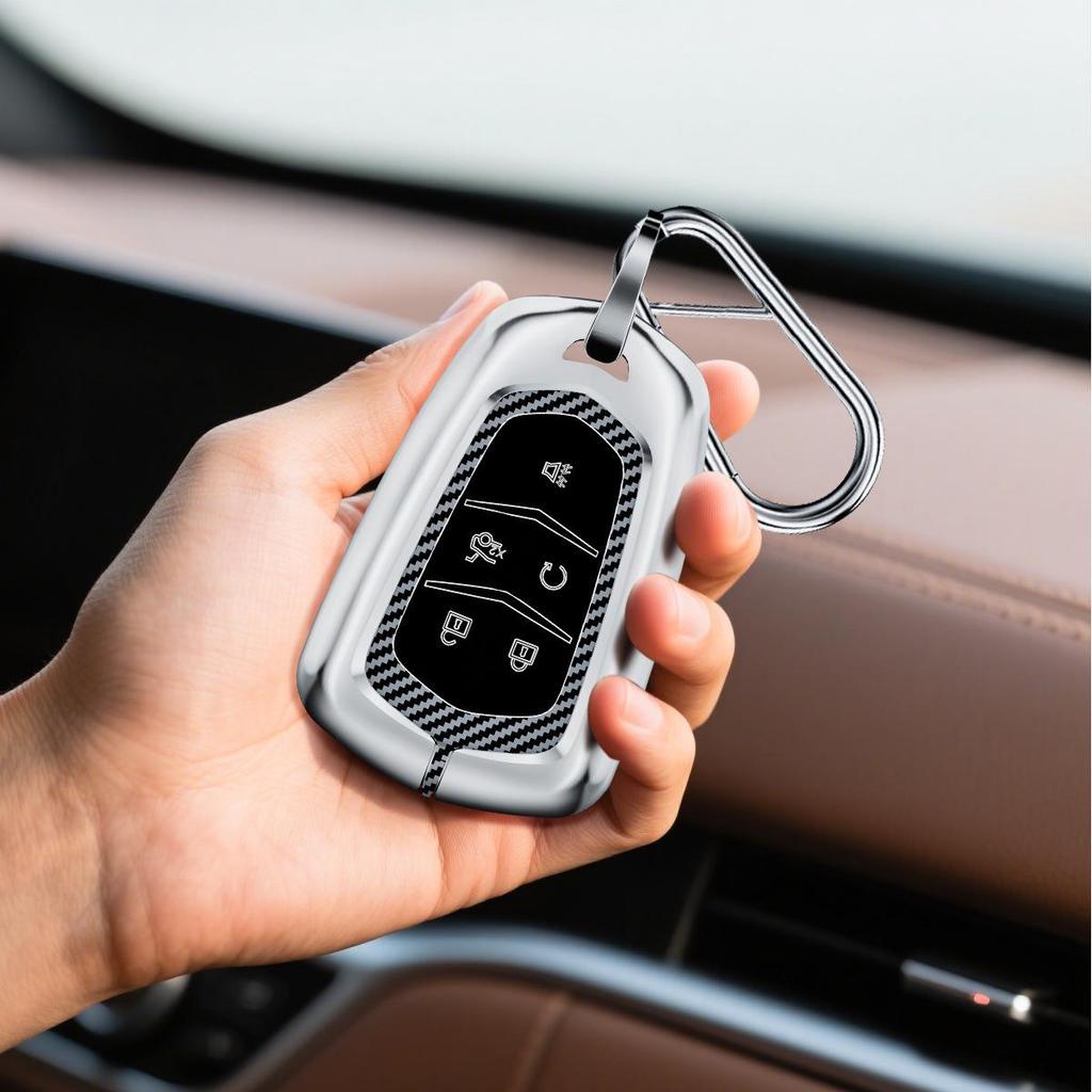 Cadillac Car Key Bag Cover - Electric Car Key Shell Accessory