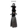 Seizoensgebonden Hangende Halloween Decoratie met Dubbele Meisjes Schommel Ontwerp, Gelinkte Actie en LED Verlichting Detail voor Donkere Hoek en Hal Styling