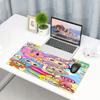 Labubu Print Mouse Pad, Anti‑Slip Desktop keyboard Mat, for PC Laptop Gaming Working Daily Use, Cool Festival Surprise Gift
