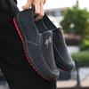 Men's Anti Slip and Wear-resistant Bean Shoes with A Soft Sole for Comfortable and Casual Canvas Shoes, Old Beijing Cloth Shoes, Work Single Shoes