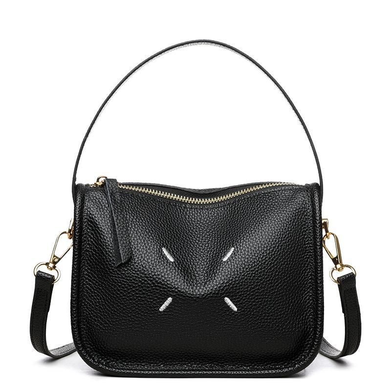 Crossbody small bag women's bag new fashionable versatile simple solid color shoulder bag to work commuter small bag women