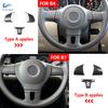Accessoires de Voiture en ABS Cache-Volant Garniture Pour VW Golf 6 MK6 Passat B7 Jetta Bora CC Tiguan Caddy Touran Motif Fibre de Carbone