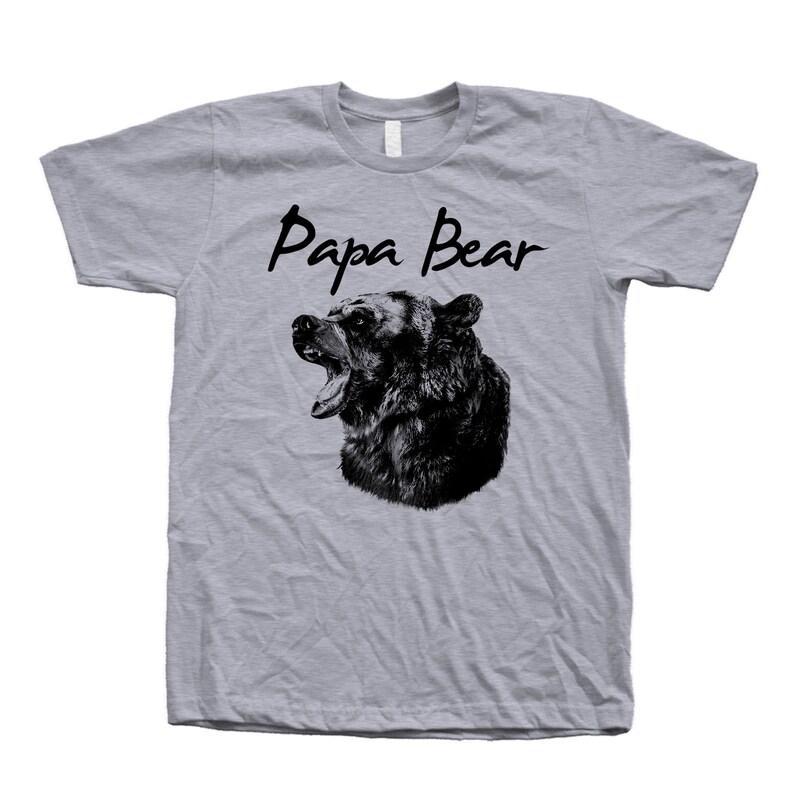 Hot Sale Papa Bear Graphic Print T-shirt Men Women Summer New Tee Streetwear Hip Hop Harajuku Y2K Fashion Loose Casual Cotton Oversized Top