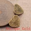 Big Heart Shaped Charms Pendant For Bracelet Necklace Jewelry Making Craft Findings