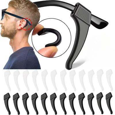 20pcs Eyeglass Fixers, Ear Hooks, Anti-slip Eyeglass Legs, Ear Cover Brackets, Eyeglass Fasteners, Sunglasses Accessories