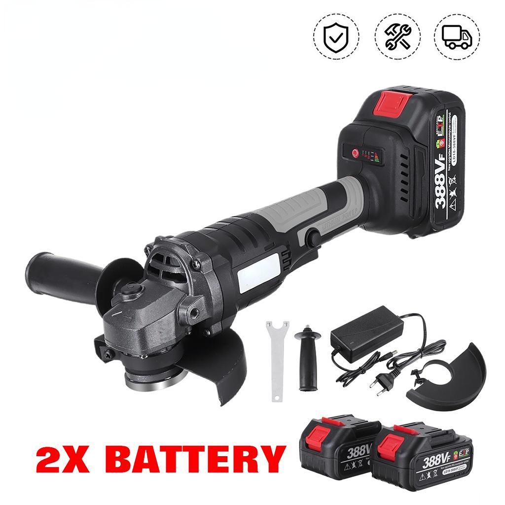 Bezuhlíková elektrická úhlová bruska 388VF 125 mm Bezuhlíkové elektrické nářadí na obrábění dřeva