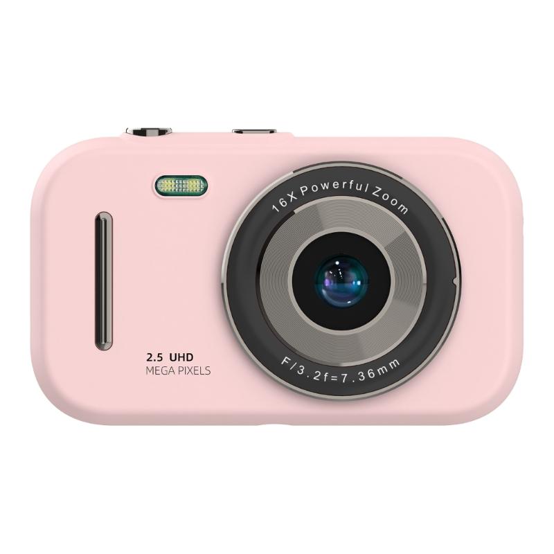 H17 Camera 1080P 2.4Inches Digital Cameras 800mAh Rechargeable 16X Zoom 4800x6400 for Kids Girls