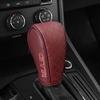 1pc Car Gear Shift Cover PU Leather Shift Lever Cover Gearbox Shifter Knob For Nissan GTR C210 R30 GTS-R R33 R34 GT-R R35 Nismo