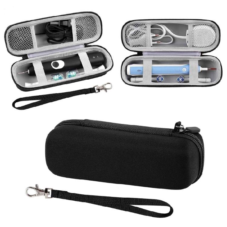 Convenient Electric Toothbrush Case for Travel with Compartment Bathing Supplies
