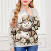 Christmas Day Sweatshirts For Children Boys And Girls Knit Sweater Cute Shirt Fall Crewneck Pullover Tops