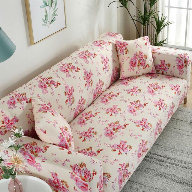 Elastic All -Inclusive Sofa Cover Four Seasons General Printing Sofa Towel Cover Living Room Home Corner Sofa Cover 1 /2 /3 /4seater