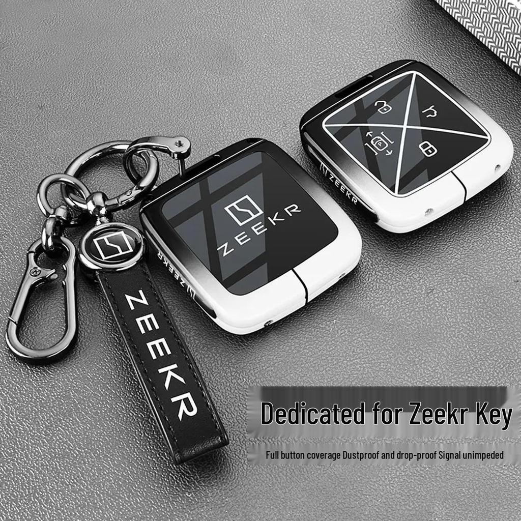 Custodia Bluetooth Intelligente per Chiave Zeekr: Compatibile con 001, 007, 009, Zeekr X Nuovo Modello NFC Guscio Maschile Fibbia