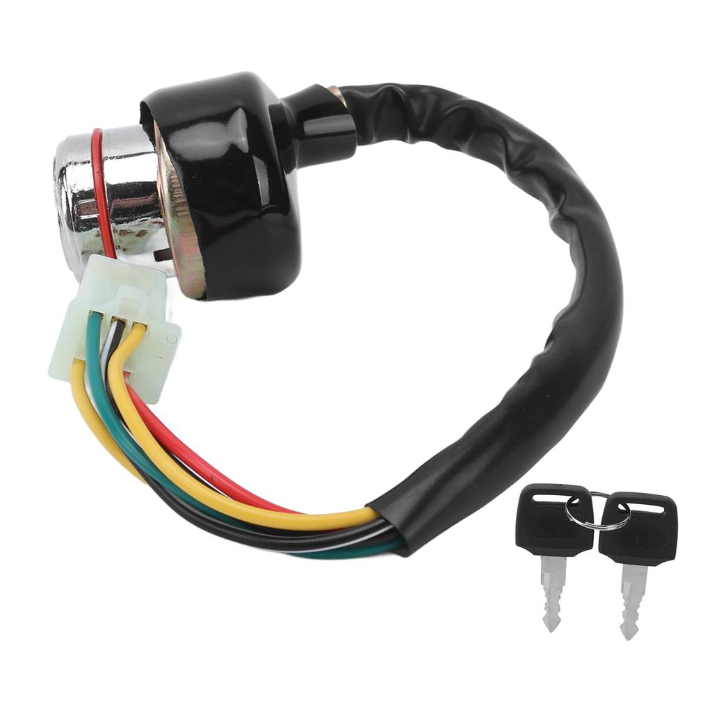 Ignition Switch 9 Hole 6 Wires with 2 Keys Fit for Chinese 50cc To 125cc ATV Go Kart