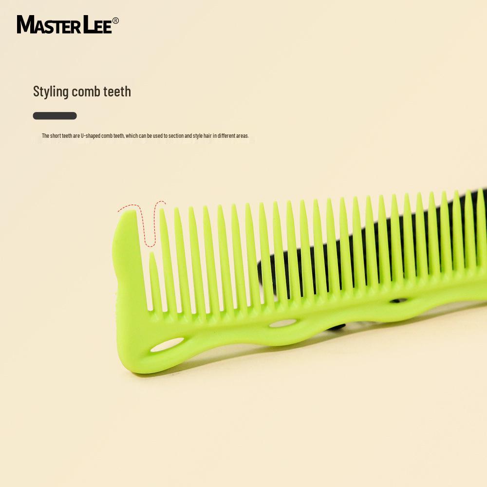 Professional Hairdressing Double-Sided Comb with Dense Teeth - Plastic Haircutting Comb for Salon Use