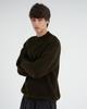 TENER Olive Hairy Loose Fit Knit Khaki