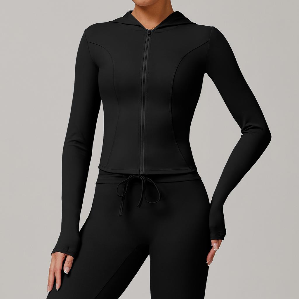 Sports Zipper Sun Protection Clothing For Women, Long Sleeved, Cool, Breathable, UV Resistant, Breathable Sun Protection Clothing Jacket For Women
