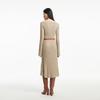 Veromoda Flare Sleeve Knit A-Line Midi Dress