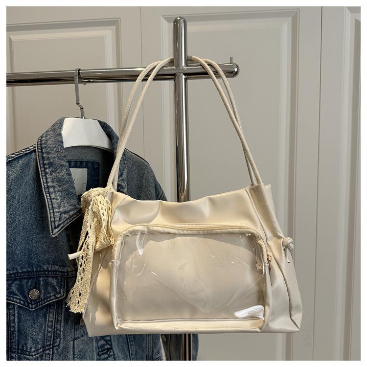 Trendy osobnost roztomilá bolestivá taška velká kapacita nová průhledná crossbody taška přes rameno tote bag ženy