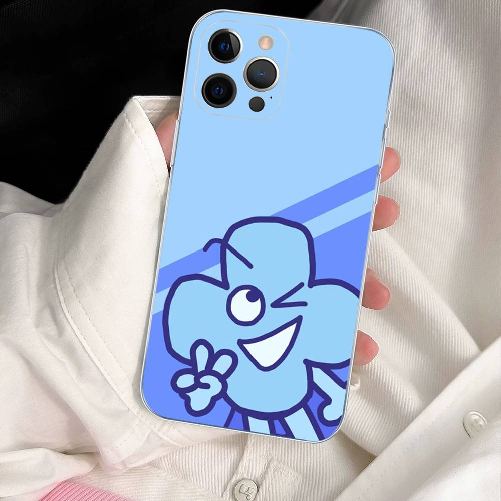 Bfdi Battle For Dream Island TPU Silicone Case For IPhone 11 12 13 14 15 16 17 Pro Max Shockproof Clear Back Cover