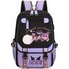Witch Hunting Squad Korean Print High School Student Campus Backpack Outdoor Purple Backpack