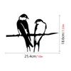 Metal Bird Stake Outdoor Garden Bird Statue Decorative Metal Animal Silhouettes for Tree Garden Decorative Bird Ornament