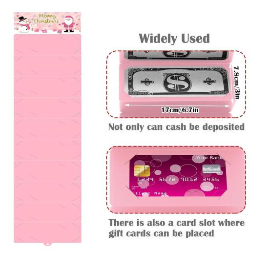2026 Christmas Cash Gift Envelope 10-Slot Surprise Holder Festive Card Cash Wallet Personalized Gifts Fancy Red Tassel for Family Friends