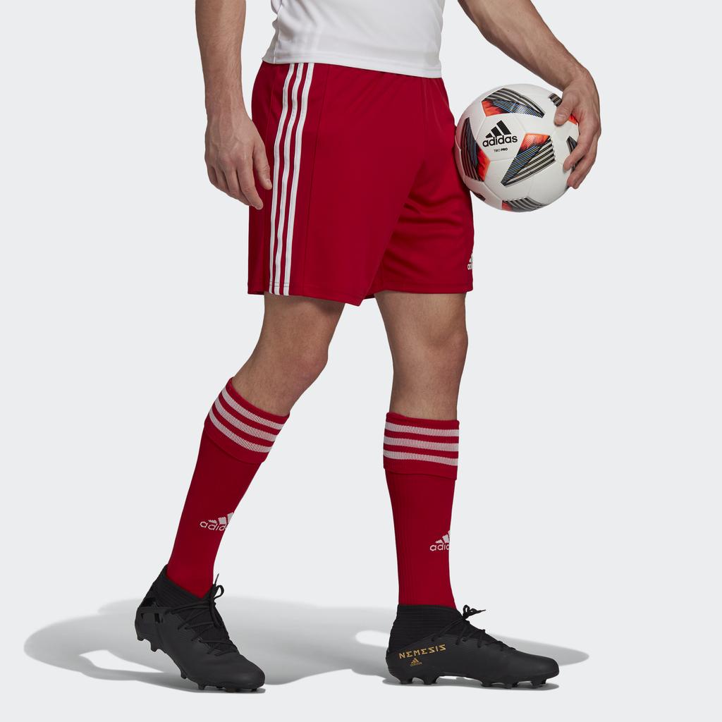 Adidas Squad 21 Three Stripes Soccer Shorts Men Shorts Red GN5771