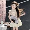 Girls' Cheongsam Dress Summer Dress