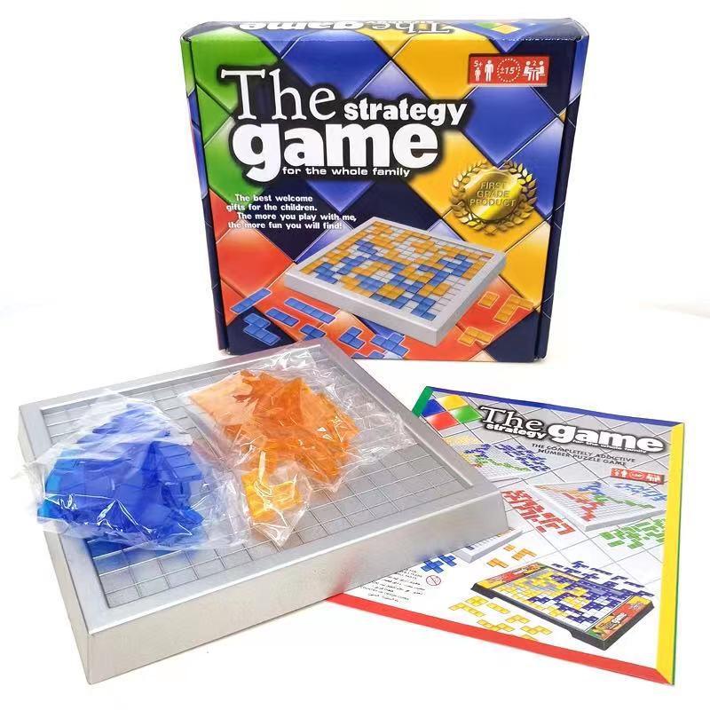 

Fun Strategy Game: Novelty Puzzle Chess Blokus Board Game for Kids Engaging Family Toys Gifts for Children s Skill Development