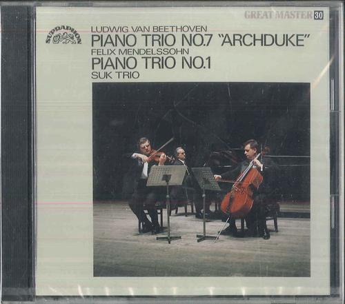 

CD SUK TRIO Beethoven Mendelssohn Piano tri GES9384 COLUMBIA 1990 Japan Classical Used