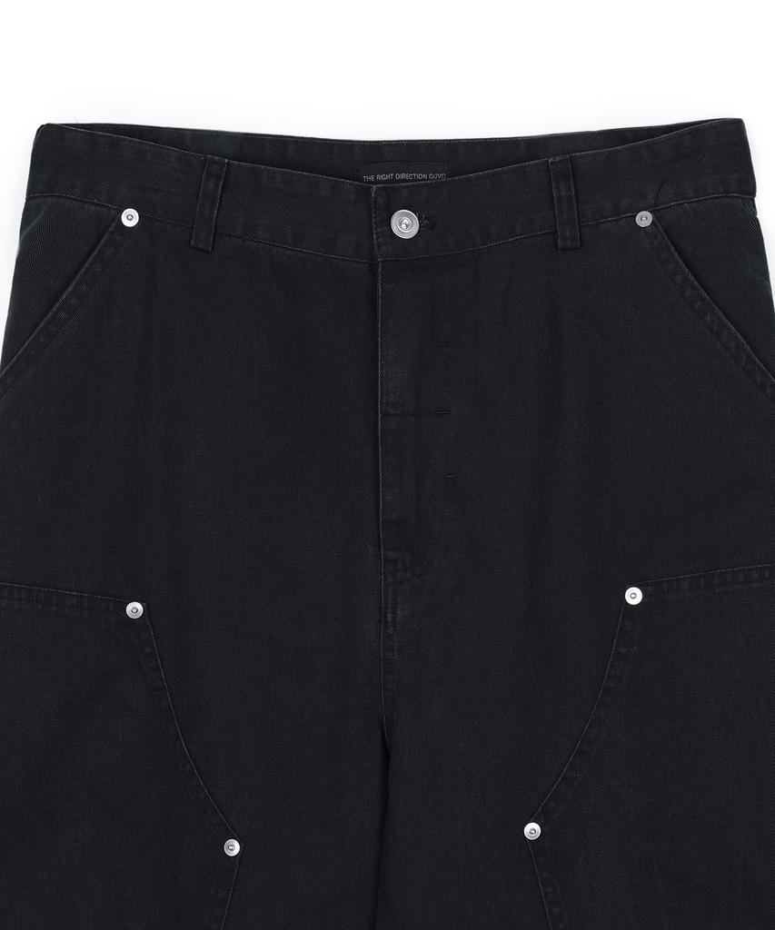 GUVO Vintage Labor Pants, Black