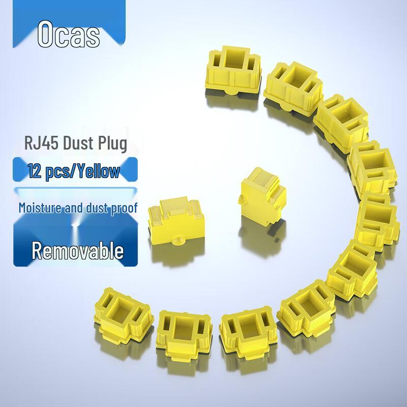AUCAS USB & RJ45 Port Security Plugs 12 Plugs