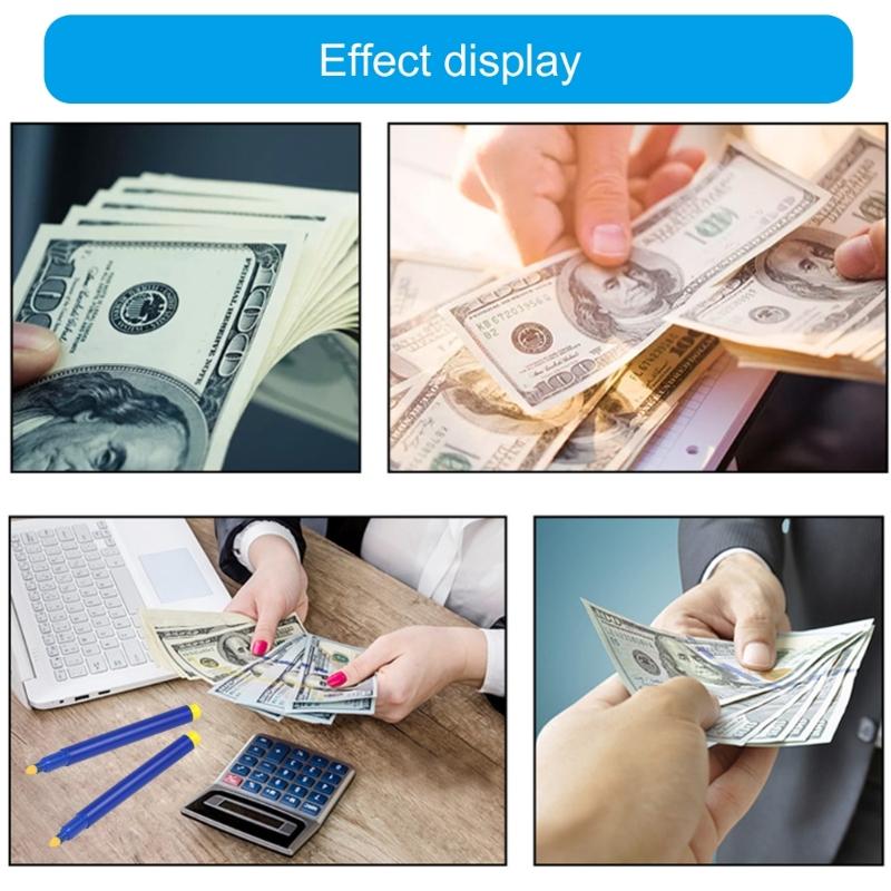 5/10Pcs Fake Bill Detector Marker Pen, Fake Money Checker Currency Detector Pen, Fake Money Detector Markers