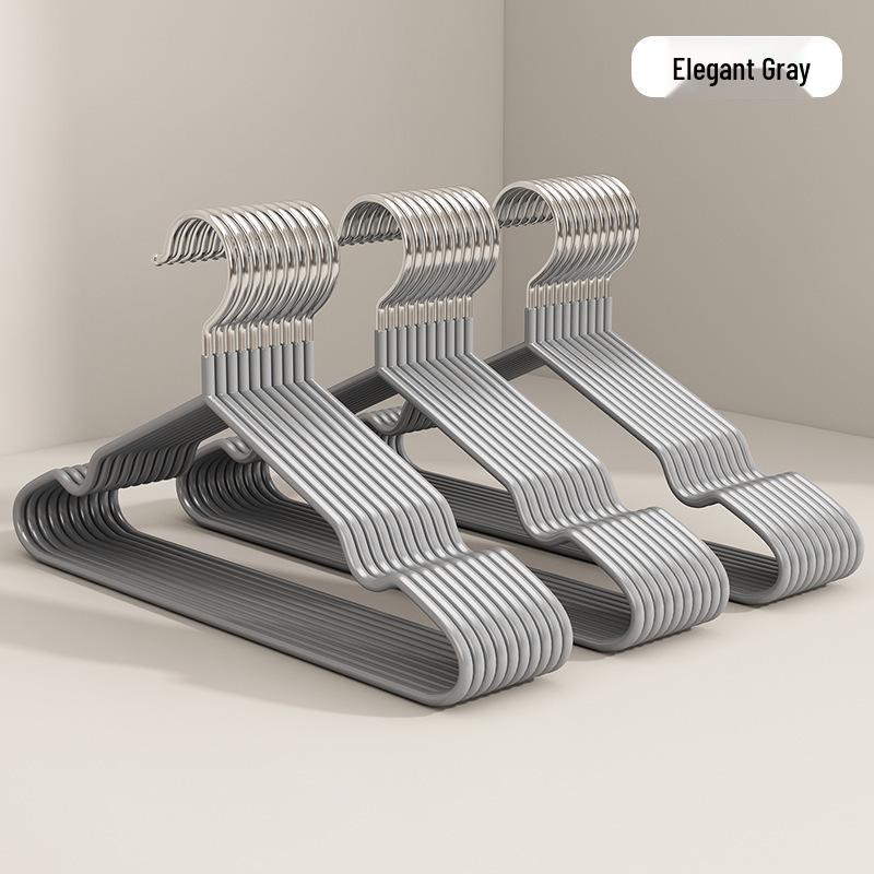 Extra dicker rutschfester tauchbeschichteter Kleiderbügel für Erwachsene und Kinder - Markierungsfreie Wäschetrocknungslösung