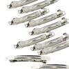 10/SET French Barrette Clips Hair Bows Craft Diy