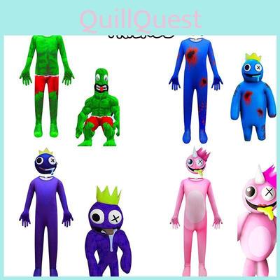 Kleiden Sie Ihre Kinder stilvoll mit dem Roblox Rainbow Friends Cosplay-Kostüm, perfekt für Halloween und Weihnachten